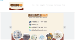 Desktop Screenshot of labelbaju.com