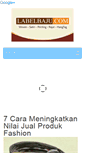 Mobile Screenshot of labelbaju.com
